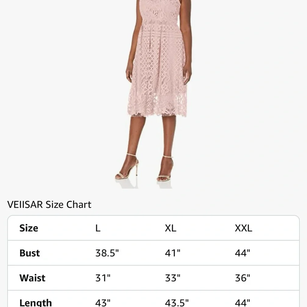 Peach Lace Wedding Dress - Picture 9 of 9